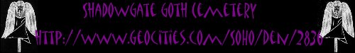 ShadowGate Goth of the Week