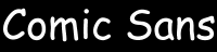 comic sans