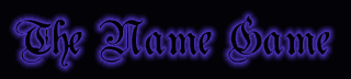 The Name Game